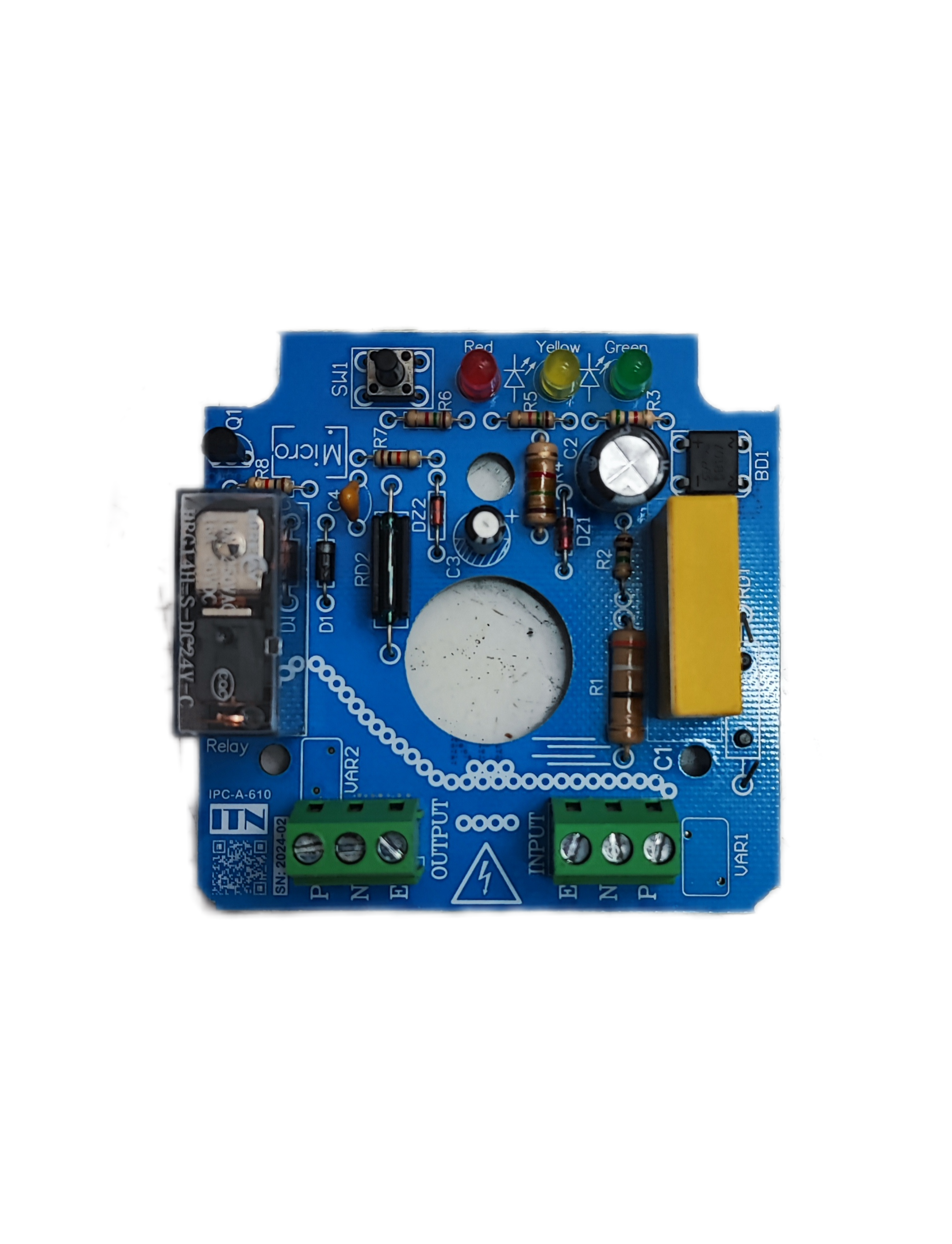 برد ست کنترل پمپ آب مدل PC19 با رله اصلی – مناسب برای تعمیر و ارتقاء ست کنترلهای خانگی و باغی