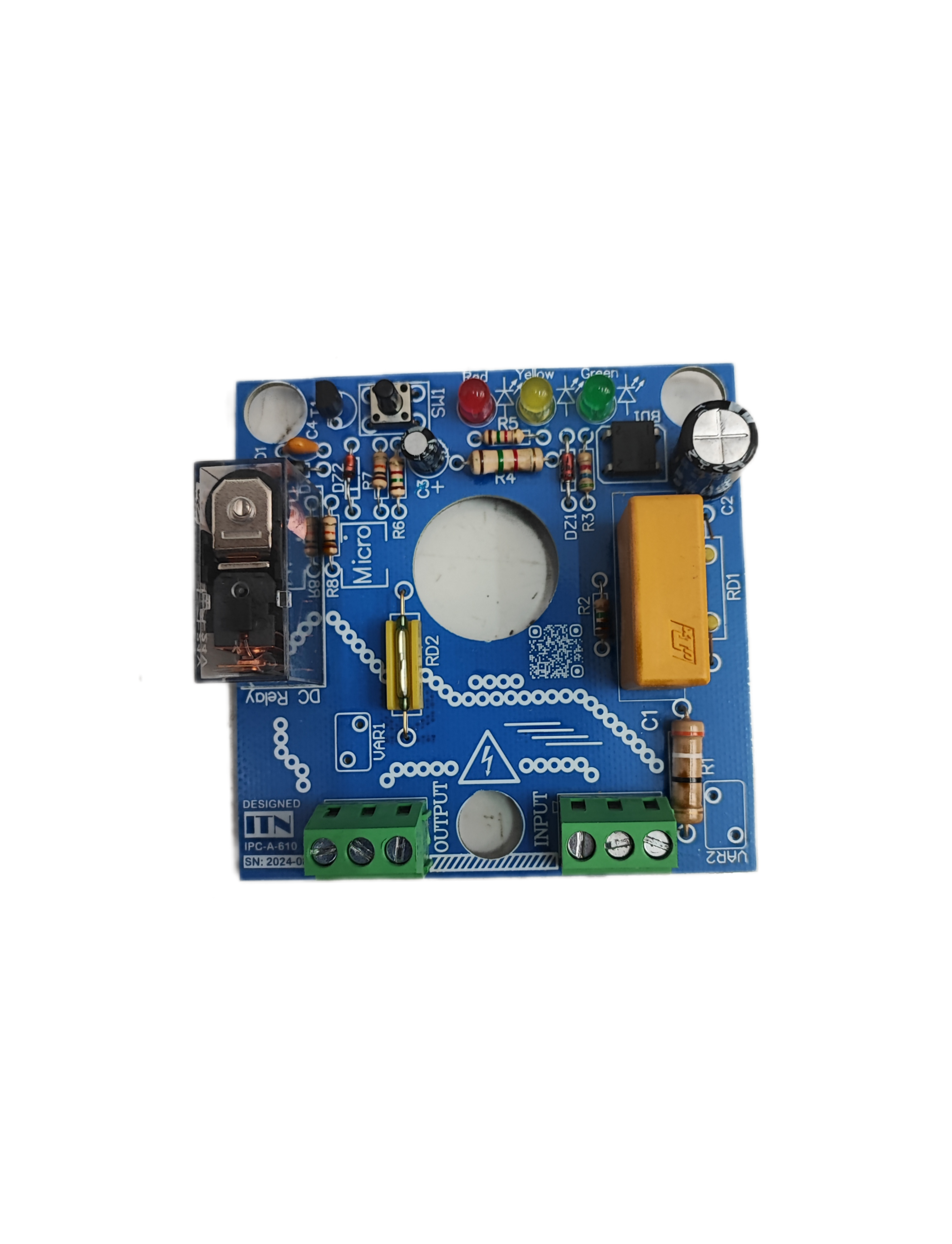 برد ست کنترل پمپ آب مدل PC10 با رله شیشهای و رله روسی – مناسب برای تعمیر و جایگزینی ست کنترلهای خانگی